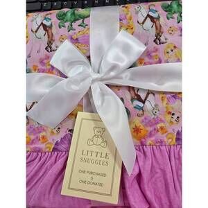 NEW CHARLIES PROJECT girl's tangled bamboo ruffle blanket in pink